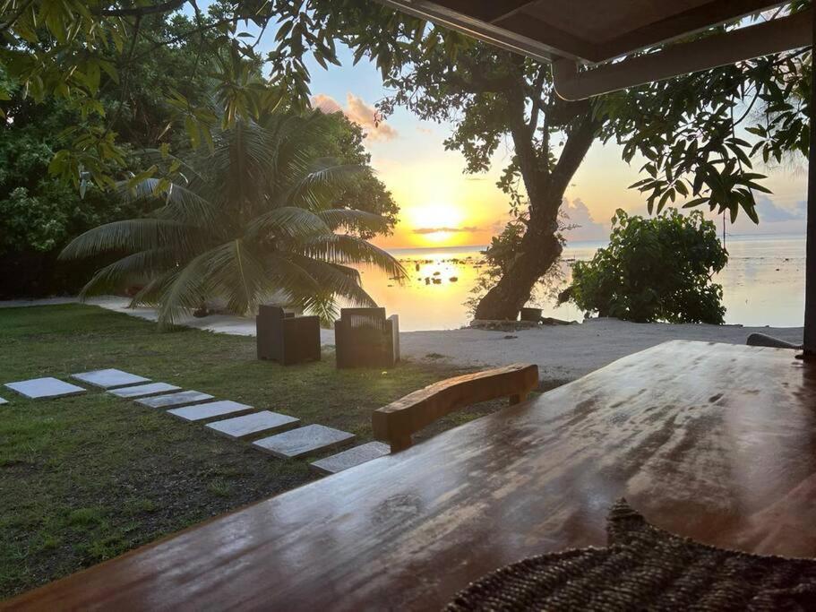 Bungalow Tiarii, Avec Acces Direct A Une Plage Privee Tevaitoa المظهر الخارجي الصورة